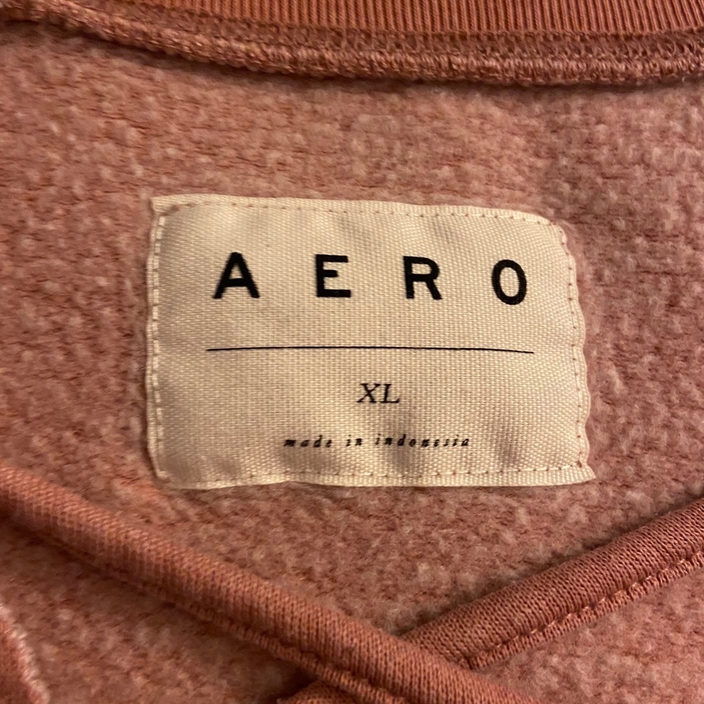 Aeropostale Criss Cross Crewneck Sweatshirt - Picture 3 of 6